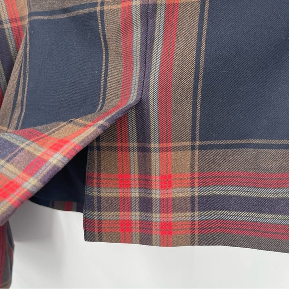 OUTBACK RED Blazer Jacket Plaid Prep Academia Business Casual Office Work Large - Picture 9 of 12